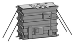 Walthers 949-3107 Transformer Load Kit Mainline & 81' Flatcars Ho. Fixed Price $14.99.