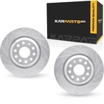 For Volkswagen Atlas 2018-2025 Brake Rotors Silver Drilled And Slotted. Fixed Price $268.86.