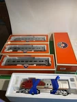 Lionel Santa Fe Set Diesel Locomotive Observation Coach Cars 3198 3103 3105. Fixed Price $225.00.