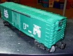 Lionel York/new Haven/ Hartford Green Boxcar N. H. 16238. Fixed Price $10.50.