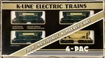 K-line Trains O/027 Gauge Kcc Classic Ore Car K-6737A2 4 Pack New. Fixed Price $99.99.