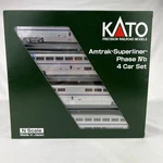 Kato 106-3515 Amtrak Superliner Set Complete 4CAR. Fixed Price $250.00.