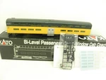 Kato Bi- Level Passenger Car 4 Window Cab Coach #35-6022 C&nw Ho Scale -lot #2. Fixed Price $100.00.