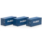 New Athearn 20' Corrugated Container - Macs (3 Pack) Ho Scale. Fixed Price $37.99.