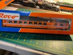 Ho Roco 44315 Obb Austrian 2ND Class Coach Car Orange. Fixed Price $30.00.