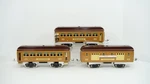 Mth Tinplate Standard Gauge 300 Series State Brown Passenger Set 10-5074 New C1. Fixed Price $445.00.