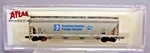 Atlas N-scale Freight Car Acf 4 Bay Centerflow American Hoechist Nos. Fixed Price $25.00.