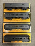 + Mth Railking New York Central Madison Passenger 4 Car Set 30-6210 /11/12/13. Fixed Price $200.00.