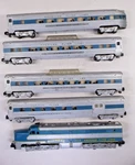 Gauge American Flyer Scale Comet Passenger Set (LOT7498). Fixed Price $350.00.