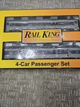 Santa Fe Gauge Railking 4-CAR 60' Madison Passenger Set 30-69133. Fixed Price $199.99.