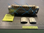 Marx Train 3152 3197 1217 1007 Silver Passenger Car End Panel Doors Part Lot B. Fixed Price $17.95.