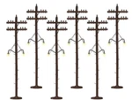Lionel 6-37995 Scale Telephone Poles Lighted,. Fixed Price $71.33.