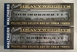 Ho Scale Model Trains 2X Pullman Heavyweight 14 Section & Plan 12-1, Undecorated. Fixed Price $73.12.