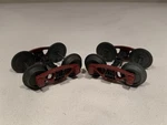 Weaver 3-RAIL Die Cast Trucks! O Scale Freight Car Metal Sprung. Fixed Price $34.99.