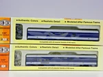 Con-cor Ho U/a "wabash" 72' Passenger Cars (2). Fixed Price $63.26.