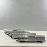 Lionel O-gauge Postwar 2530 2531 2532 2533 2534 Silver Cars Red Taillight. Fixed Price $399.97.