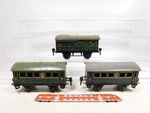 3X M Rklin Spur Tin Cars 1X Roof Painted 17250 2ND/3RD Class 17260 #EF692-2. Fixed Price $133.03.