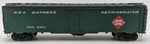 Max Gray Scale Brass Rea 50' Steel Plug-door Reefer #6204 (2-RAIL) Painted. Fixed Price $284.74.