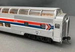 Bachmann 85' Full Domed Passenger Car Amtrak HO1374. Fixed Price $28.98.