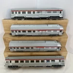 Jouef Ho Trans Europ Express Tee Passenger/baggage Cars Lot Of 4 Coach/combines. Fixed Price $59.96.