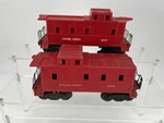 Lionel #6007/6017 Gauge Caboose Red Lot Of 2 Fair. Fixed Price $11.04.