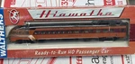 Walthers Ho 932-9206 Milw 1955 Hiawatha Skytop Lounge Car. Fixed Price $99.99.