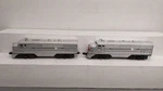 Lionel 6-8054 Burlington F-3 Aa Chrome Diesel Locomotives #8054/#8055 Ex. Fixed Price $219.99.
