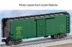 Lionel Canadian National Express Boxcar 6-27250. Fixed Price $45.00.