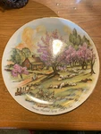Currier & Ives American Homestead Spring Plate 6.25" - Euc Vintage. Fixed Price $8.99.