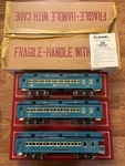+ Lionel Classics Standard Tinplate 6-13408 Blue Comet Car Passenger Set Lnib. Fixed Price $1200.00.