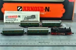 Arnold 0150 Berliner Stadtbahn Steam Locomotive Passenger Train Set Scale. Fixed Price $219.00.