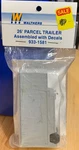 Vintage Walthers 1/87 Ho United Postal Service 26' Parcel Trailer Kit Nib. Fixed Price $9.99.