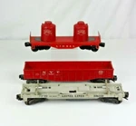 Vintage Lionel Trains Post War Flat Car Canister 61125 Bed 336155 Nyc 6462. Fixed Price $39.99.