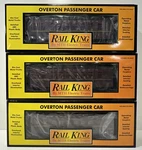 (3) Mth Rail King 30-6421 Pennsylvania Overton Coach Cars Gauge Prr. Fixed Price $239.99.