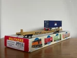 Walthers Ho Scale 932-4963 Jttx Trailer Flat #940470 W/ Container/chassis. Fixed Price $65.00.