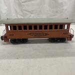 Rare Gauge Thomas Industries Pioneer Days Coach Terra Cotta # 1869 Tan. Fixed Price $400.00.