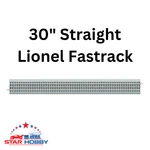 Lionel 30" Straight Fastrack 6-12042 Model Trains Railroading Scale Gauge. Fixed Price $19.95.
