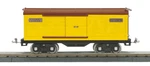 Mth Lionel 11-30045 Tinplate #514 Yellow & Brown Boxcar Standard Gauge New. Fixed Price $105.00.