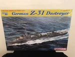 Dragon 7126 German Z-31 Destroyer Model KIT-NIB-1:700 Scale. Fixed Price $21.00.