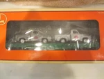 Lionel 6-17551 New York Central Flatcar With (2) Nyc Ford Pick-up Trucks Load. Fixed Price $44.99.