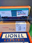 Lionel Gauge 1998 Toy Fair Boxcar #19956 Nib. Fixed Price $12.00.