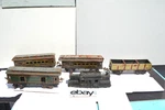 Ives Gauge Pre War Cars # 131,130, 128 3258 Parts ,& Damaged Catalog. Fixed Price $75.00.
