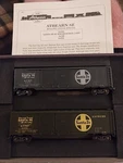 Athearn 2306 Ho Scale Santa Fe 50' Double-door Box Car Kit (set Of 2). Fixed Price $26.99.