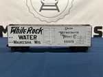 K-line White Rock Water #55075 Wood-sided Reefer Car K762-8014 No Box. Fixed Price $49.99.