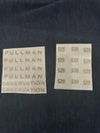 Lionel 529-529-530 Gold Decals Passenger Car Set -just Trim, Peel, Stick!. Fixed Price $11.00.