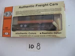 Vintage Con-cor Flat Car W/trailer (#108) Ill. Central -ho Scale -free Shipping. Fixed Price $19.99.