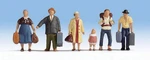 Walthers Ho Scale Figure/people Set Passengers Ready To Board (6-PACK). Fixed Price $10.99.