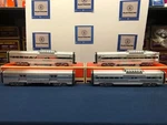 Lionel Aluminum Burlington Zephyr 4-CAR Passenger Set 6-15311. Fixed Price $599.99.