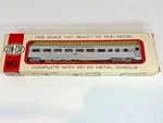 Con-cor Ho Pennsylvania Prr Streamlined Coach 4651-NEW BOX-RP-25 Metal Wheels. Fixed Price $19.99.