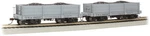 Bachmann #26533 ON30 18 Ft. Low-side Gondola 100701 & 101222 Gray (2/BOX) New. Fixed Price $59.99.